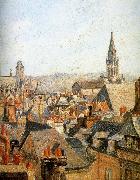 Camille Pissarro Old under the sun roof Spain oil painting reproduction